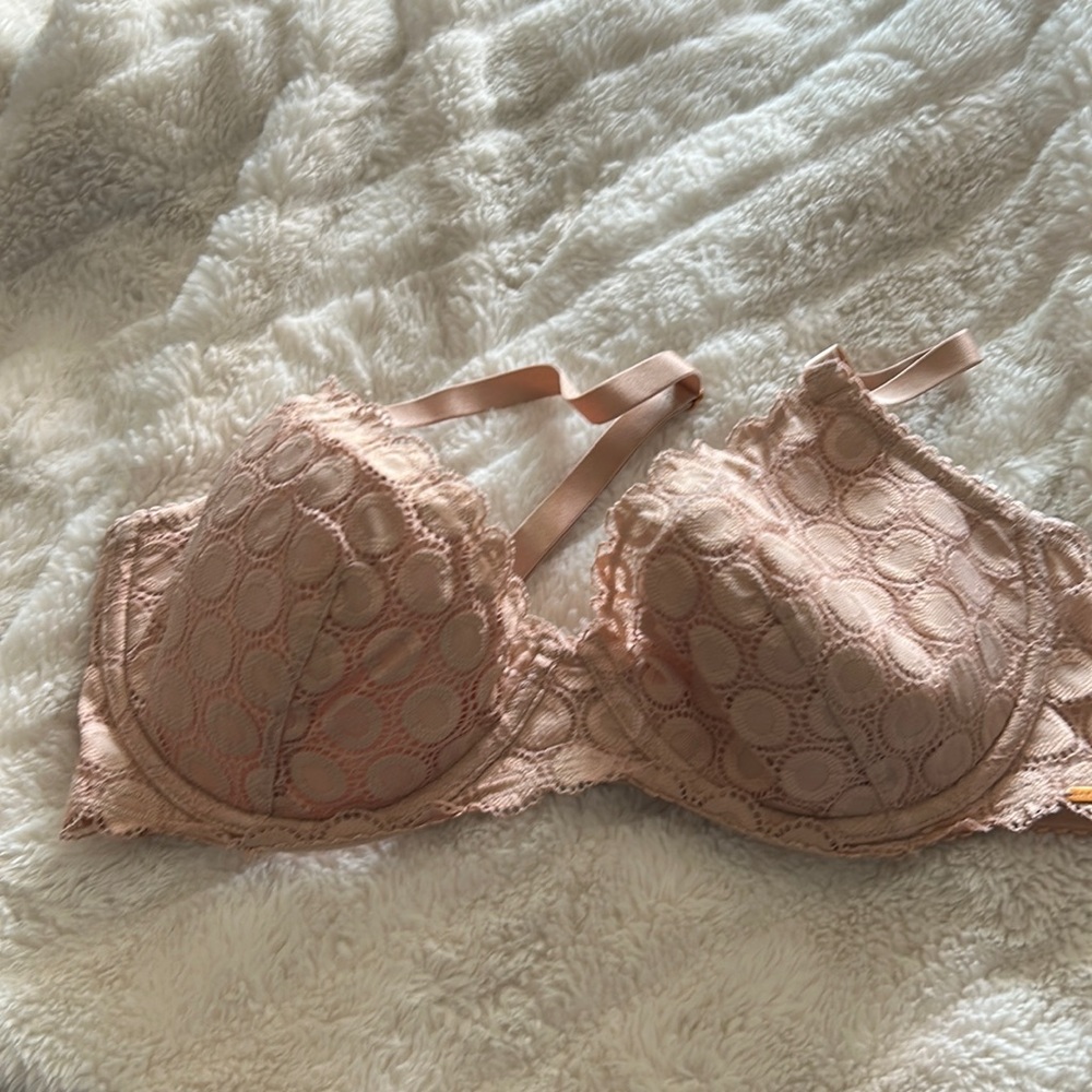 Savage X Fenty Beige Dotted Underwire Bra